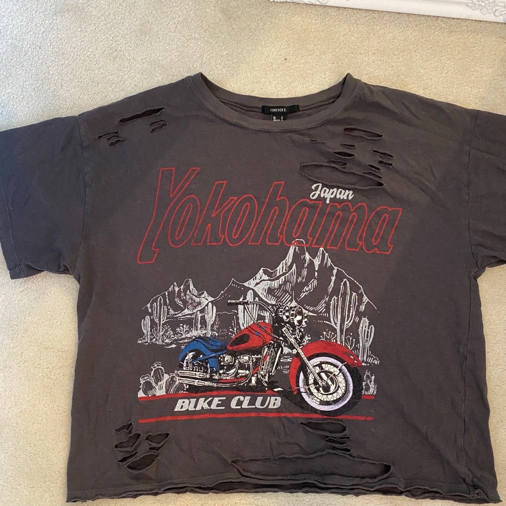 Bike Club Ripped Tee - Picture 4 of 7